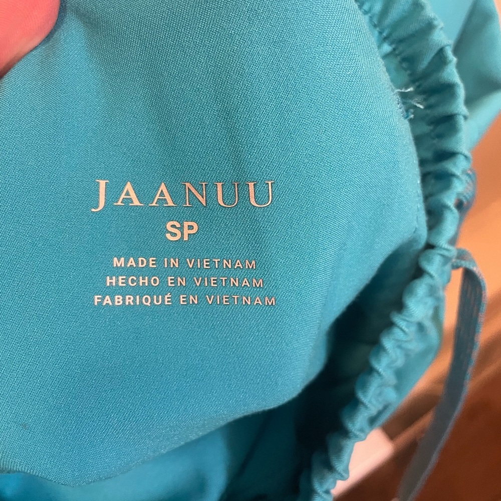 Jaanuu Teal Scrub Pants